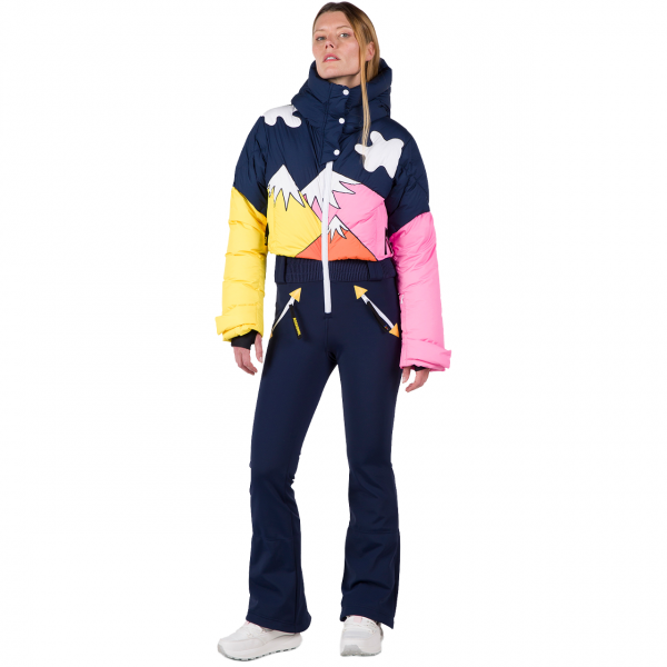 Rossignol Skiwear JCC Femme Combinaison de ski en duvet SUBLIM bleu cosmique