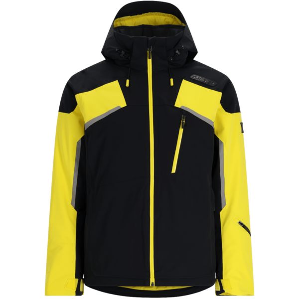 Spyder Homme Veste de ski LEADER jaune acide