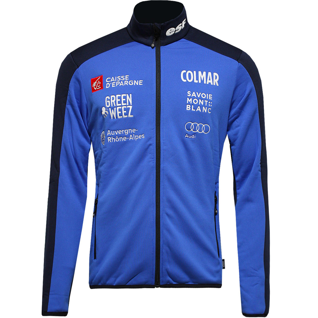 Veste polaire thermique de l’équipe de France de ski Colmar - Bleu abysse